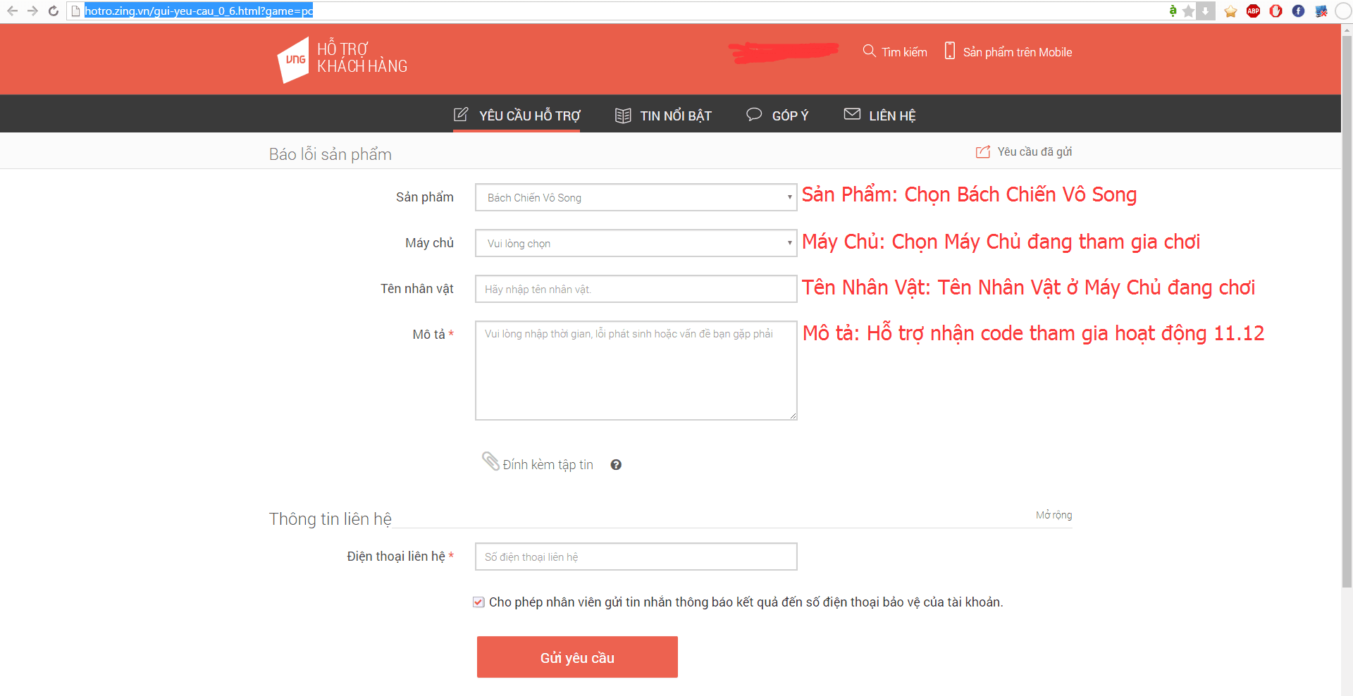 Webgame Tiên hiệp Bách Chiến Vô Song